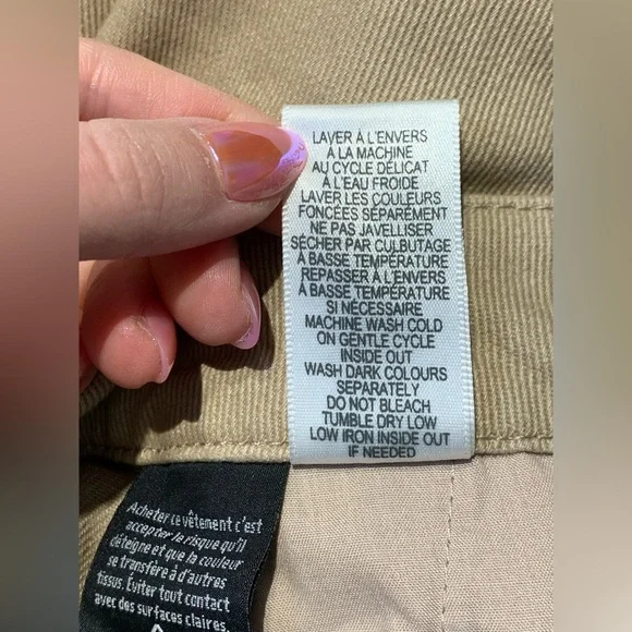 Twik Beige Cropped Carpenter Pants - Picture 9 of 9